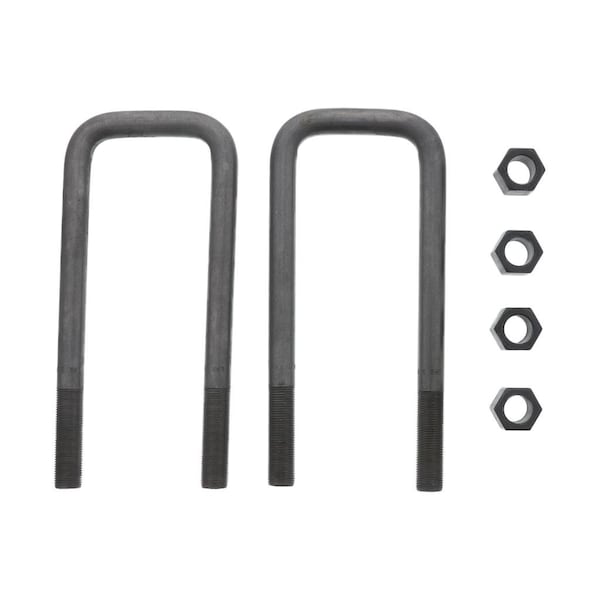 Pai Flat U-Bolt Kit 3-1/2In Inside Width X 10In Inside Length 3-12In Thread Length 7/8In-14 Thread FUB-5054 - main